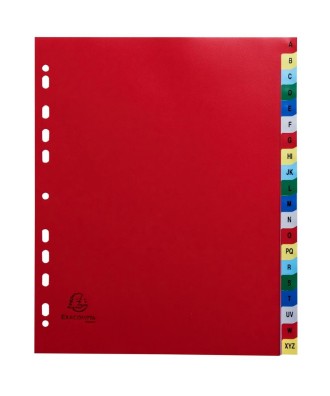 Intercalaires A-Z A4+ PP onglets impr.