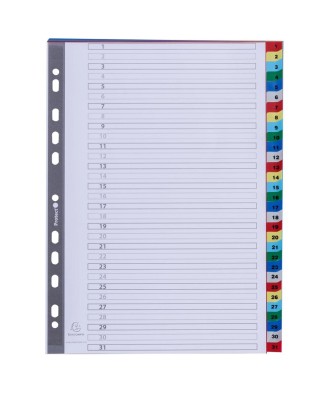 Intercal.A4 Num.1-31 PP coul.+ index