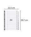 Intercal.carte blanche A4 20 Pos.1-20