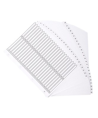 Intercal.carte blanche A4 50 Pos.1-50