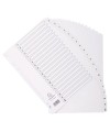 Intercal.carte blanche A4 20 Pos. A-Z