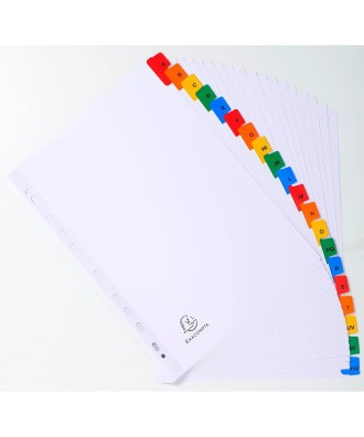 Intercal. A-Z A4 20p carte bl.+ongl.coul