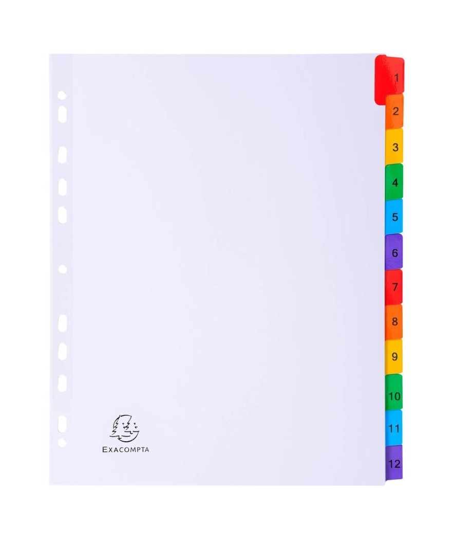 Intercal.12P A4+ carte bl./ongl.coul.imp