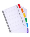 Intercal. 6P A4+ carte blan.+ongl.coul.