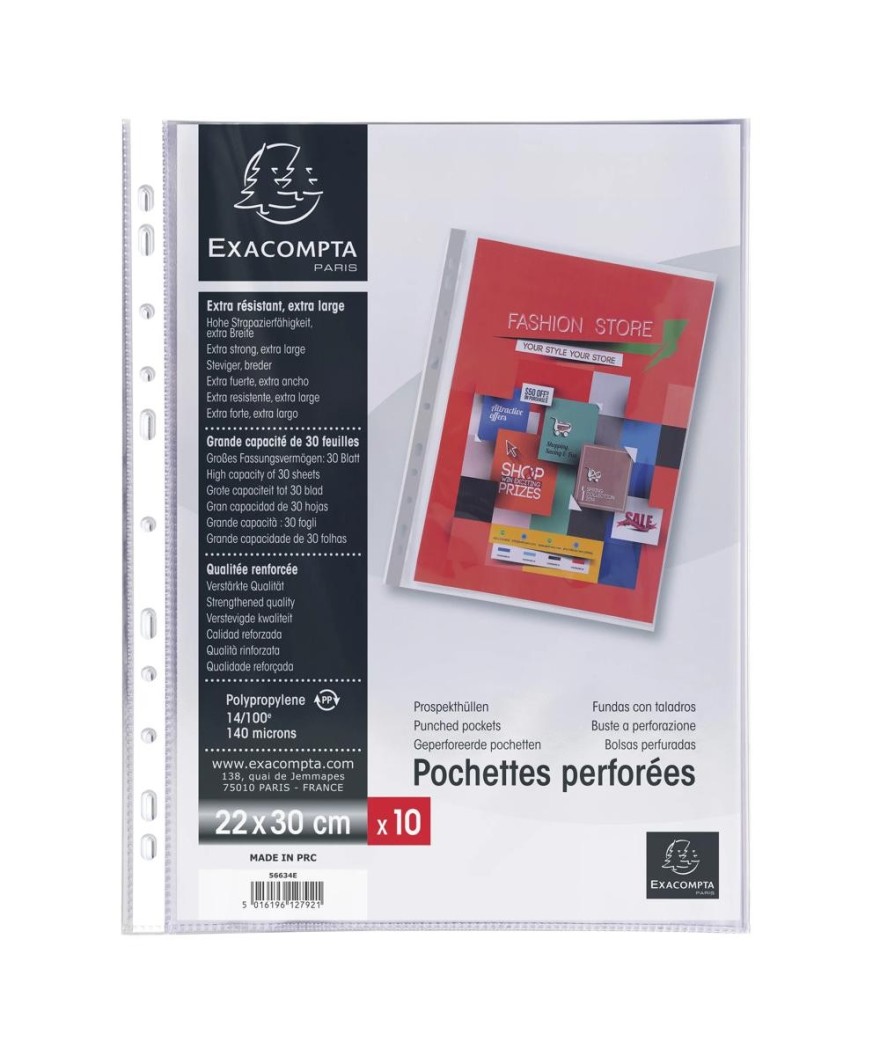 Pt 10 Poch.perf.PP PREMIUM 140micron A4+