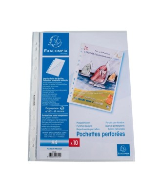 E.C.100 poch perf ouv L PP lisse 6/100e