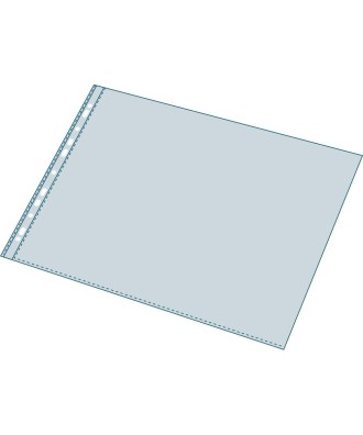 Sachet 10 poch. perfo. PP lisse A3