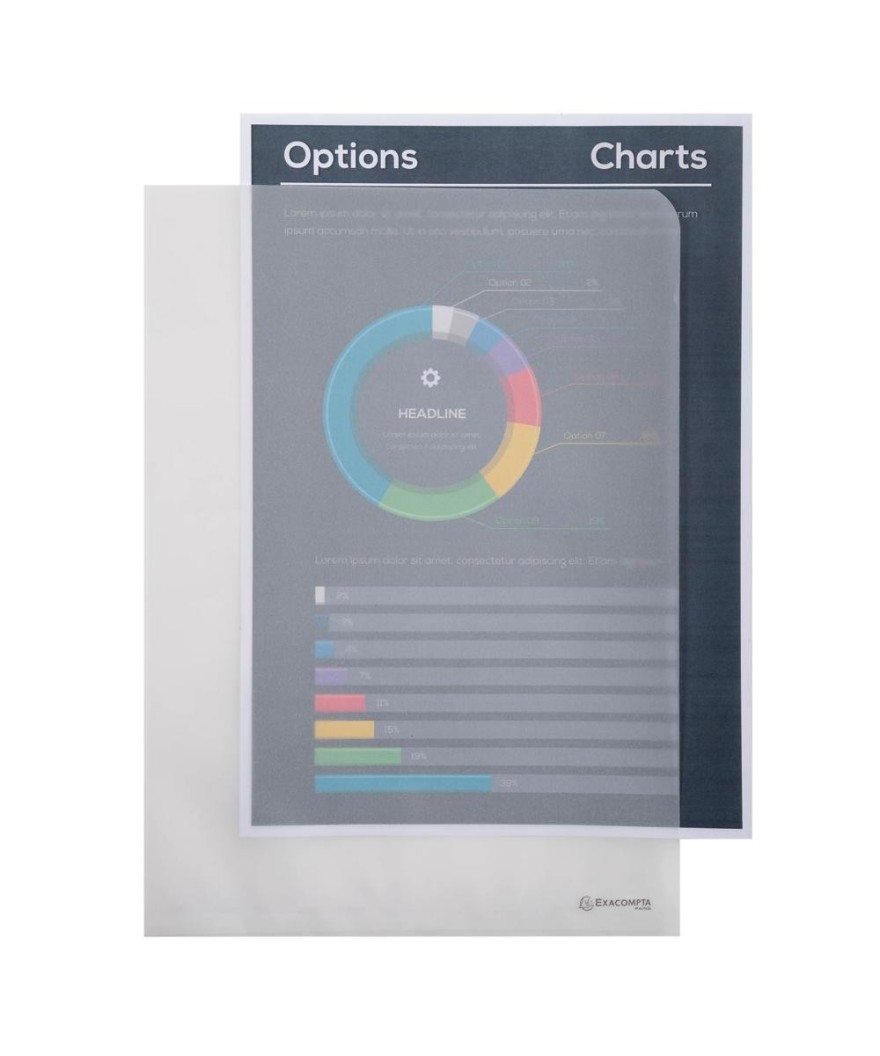 Sachet 50 poch coin papier 112g/m2 trans