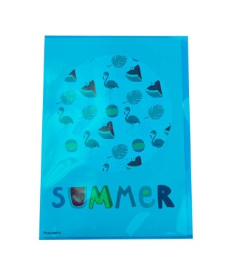 Sachet 10 poch.Coin A4 PP Lisse 120µ ass