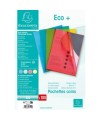 Sachet100 poch.Coin A4 PP grainé ECO ass