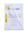 Sachet100 poch.Coin A4 PP grainé ECO inc
