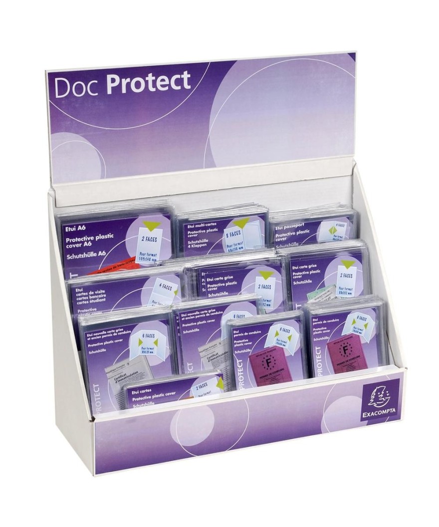 Présentoir pour étuis de protection