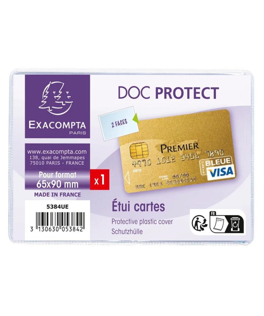 Etui de protection CB PVC 6,5x9,5cm