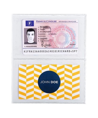 Etui protection PVC carte crédit/visite