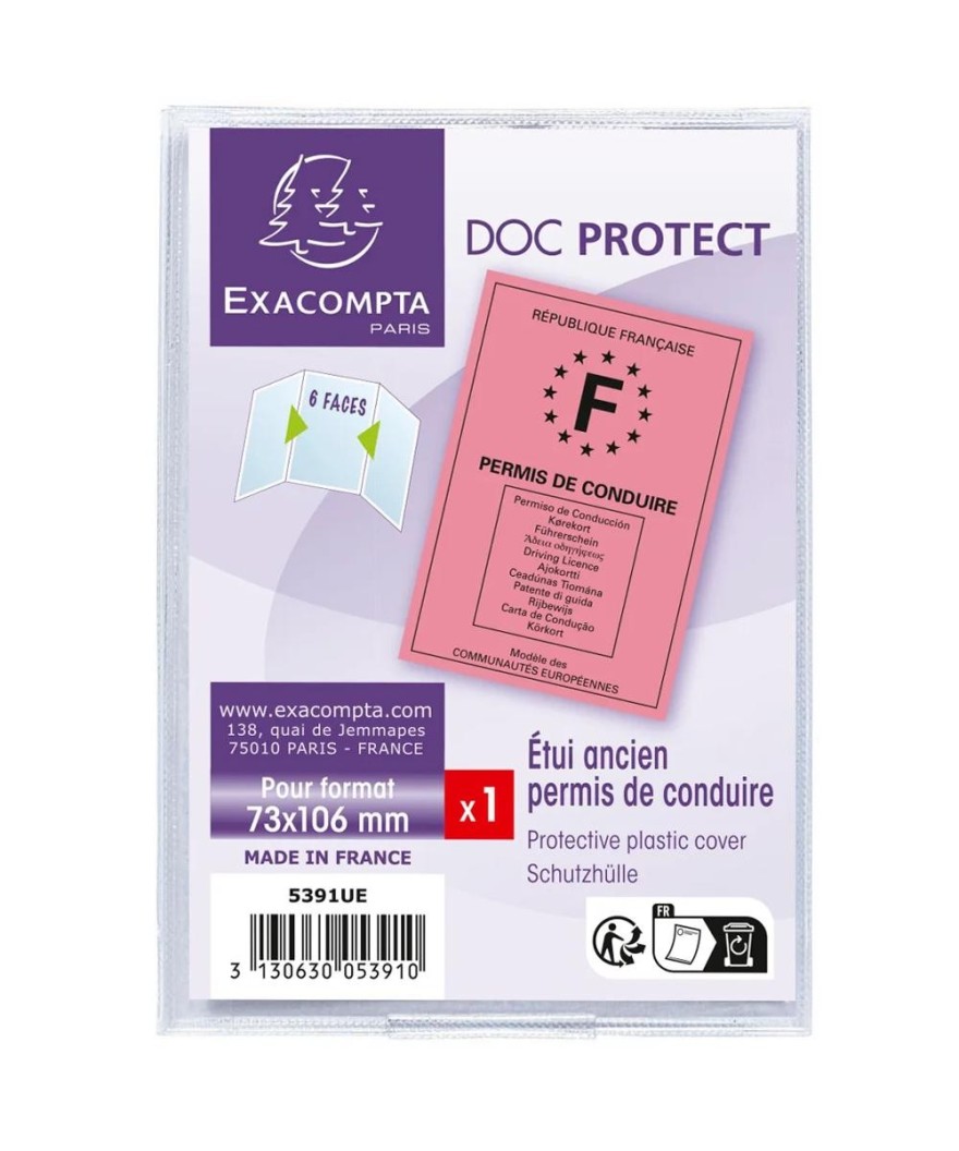 Etui Protection PVC anc. Permis conduire
