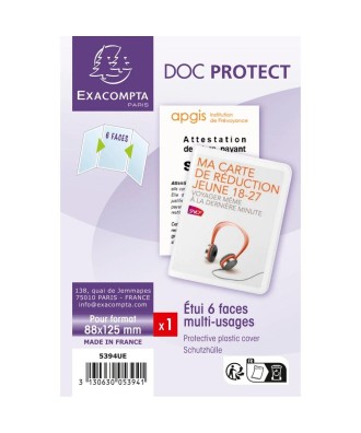Etui de protection PVC 3 volets 20/100e