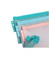 Pochette zip EVA A6 Chrom pastel assorti