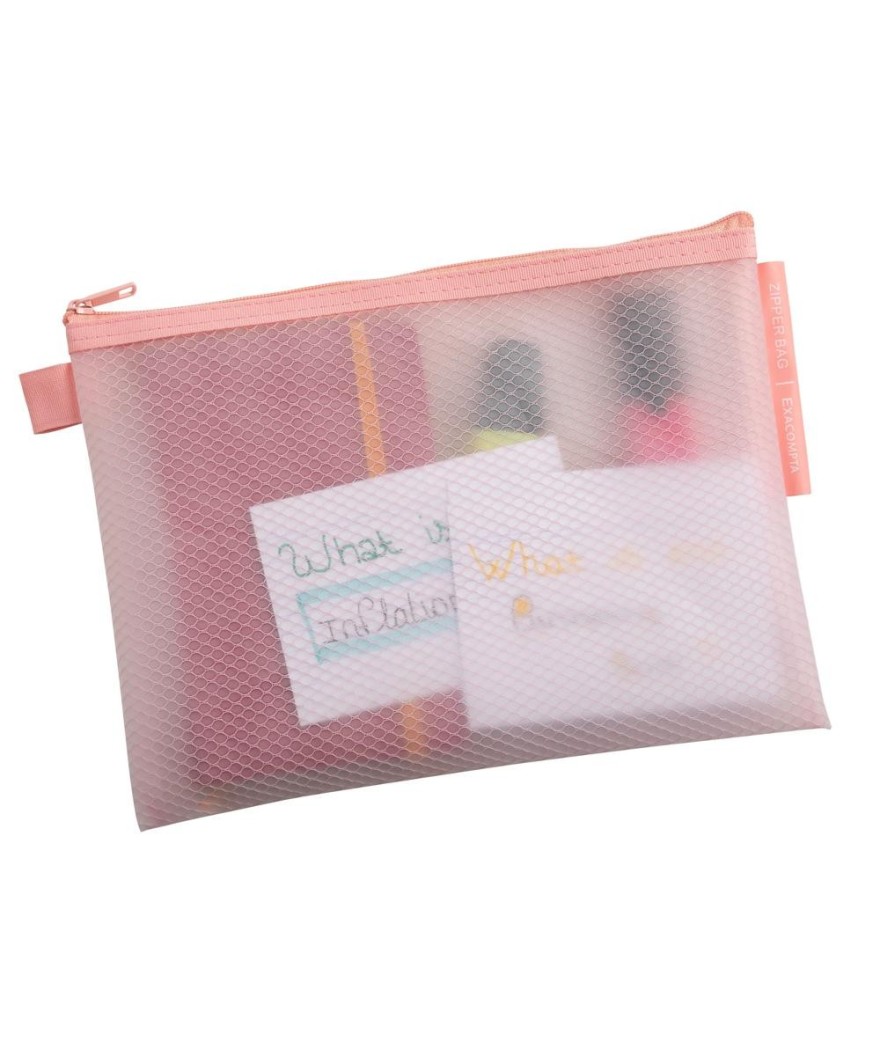 Pochette zip EVA A5 Chrom pastel assorti