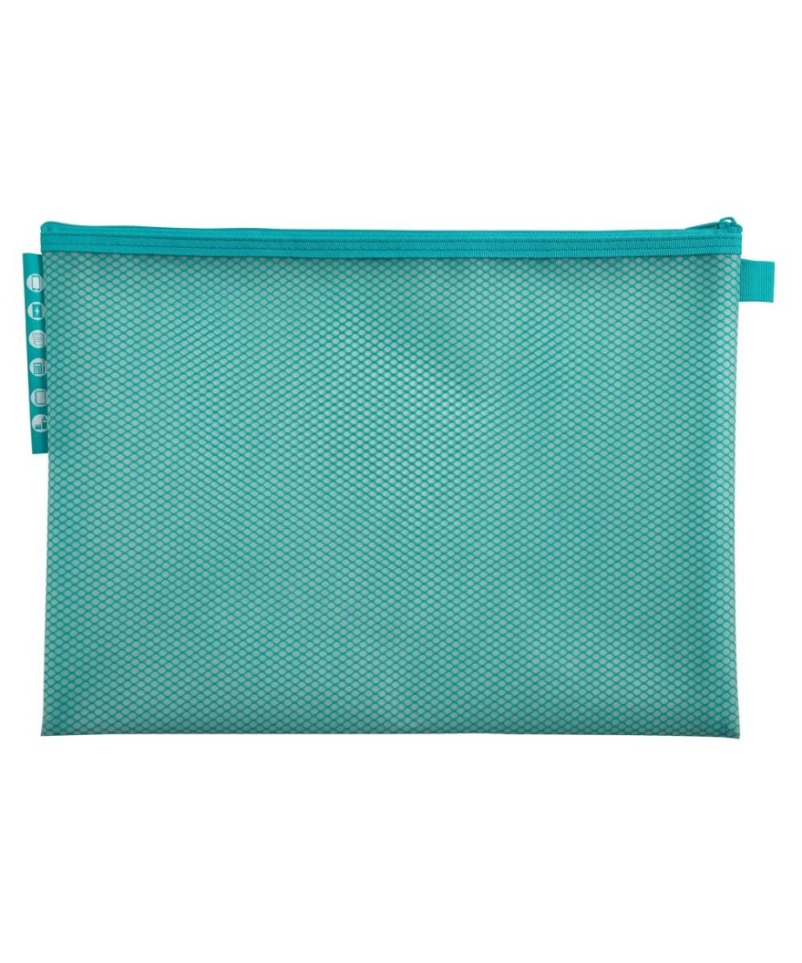 Pochette zip EVA A4 Chrom pastel assorti