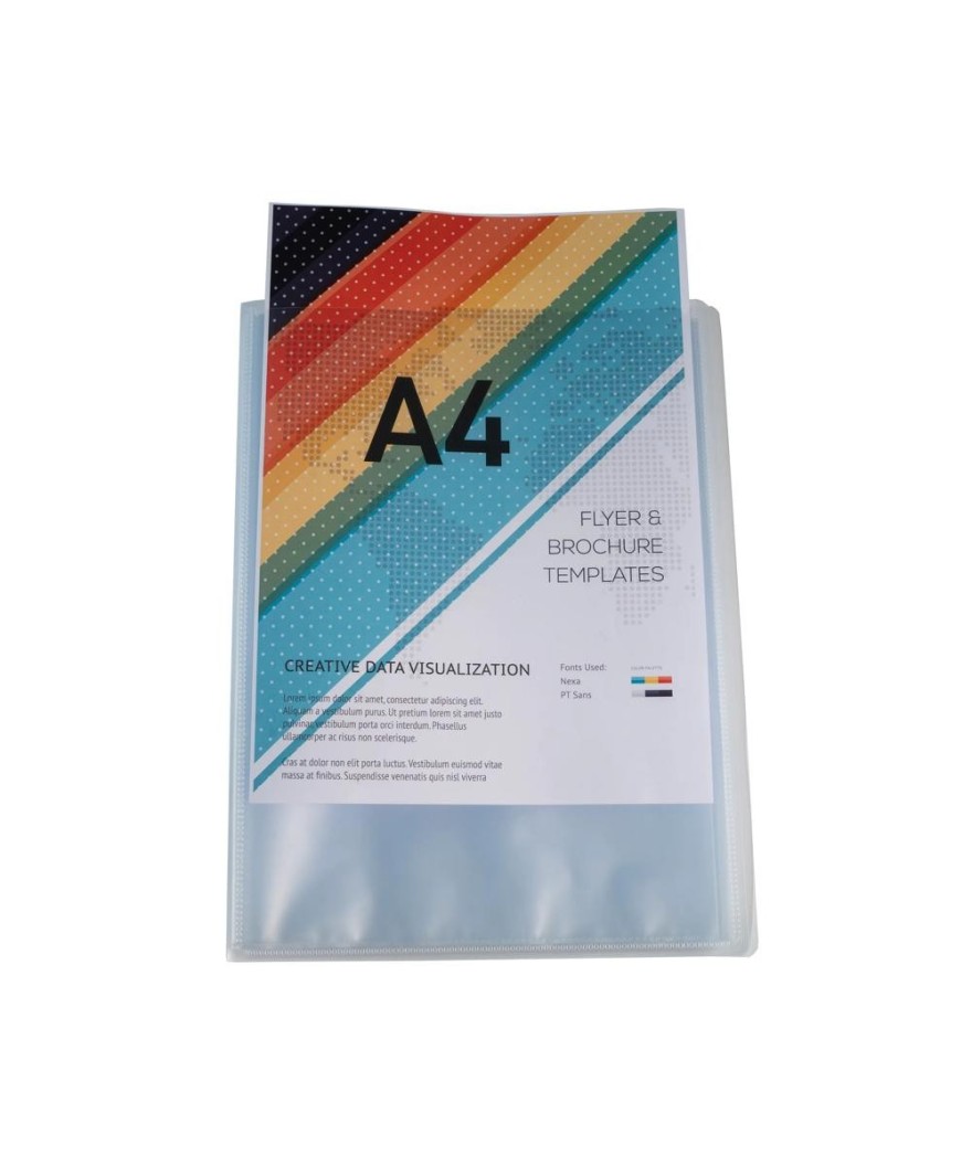 Porte-Vues Chroma KC A4 40V Cristal