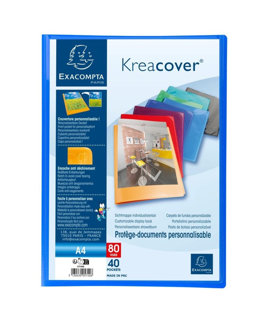 Porte-vues perso. 80V PP 5/10e KREACOVER