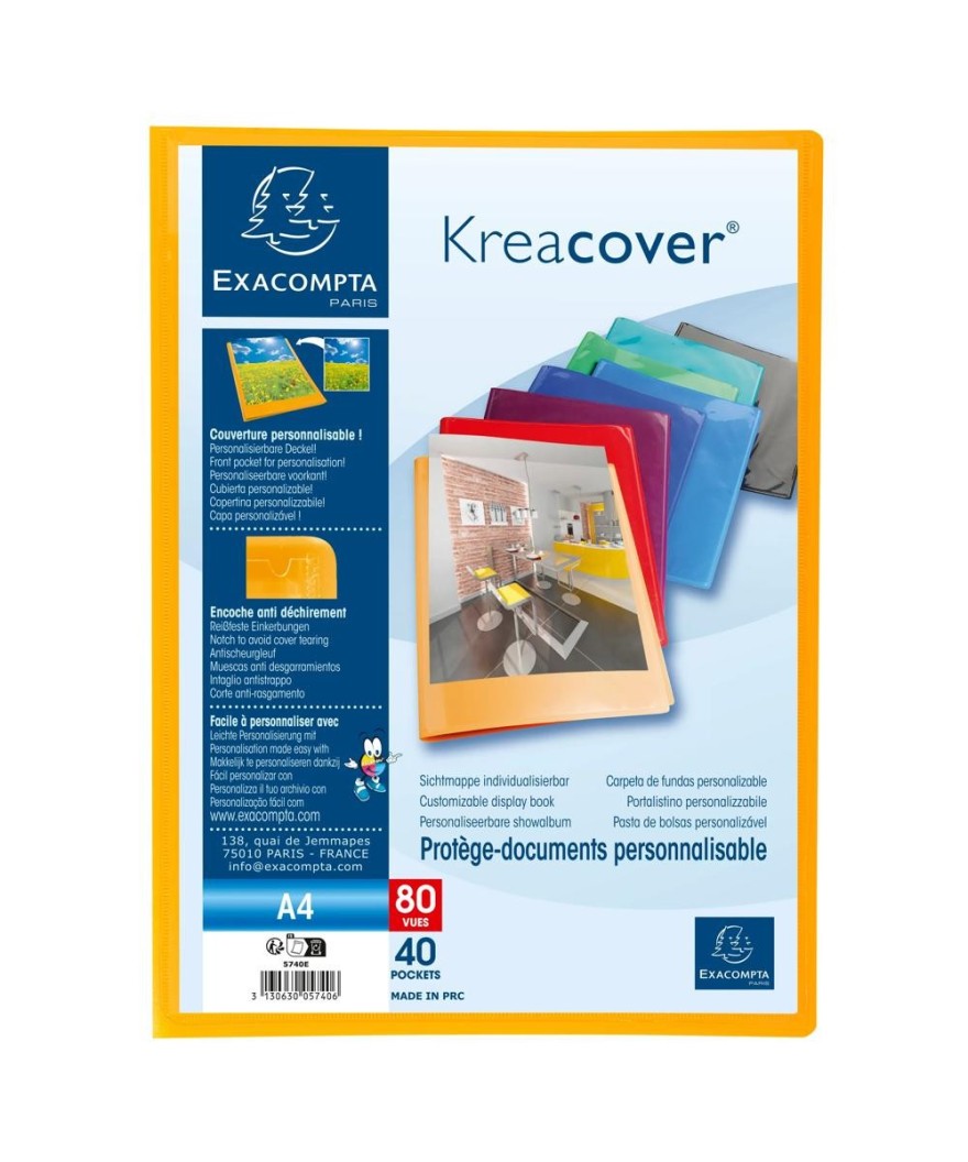 Porte-vues perso. 80V PP 5/10e KREACOVER