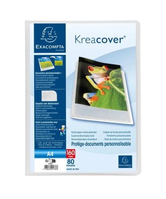 Porte vues perso.chroma KC A4 160V blc