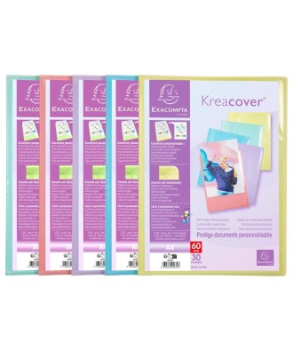 Porte-vues 60V KREACOVER PASTEL ass