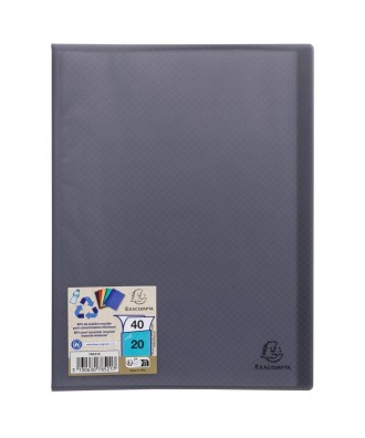 Porte-vues Opak recyclé A4 40V noir