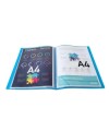 Porte-vues IDERAMA  PP 80 vues bleu cl.
