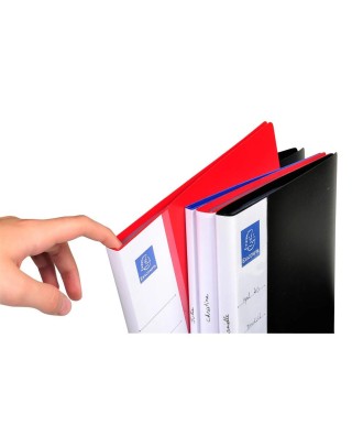 Porte vues A4 40vues UPLINE Opaque noir