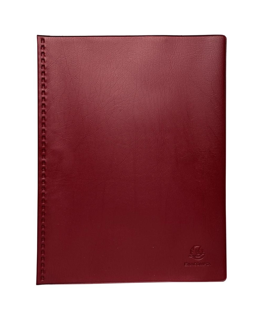 Porte-Vues PVC 80V VEGA Opaque Bordeaux