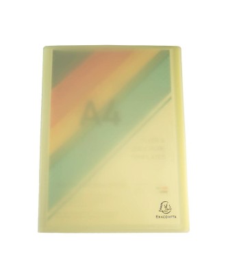 Porte-vues A4 80 vues Chrom. Pastel