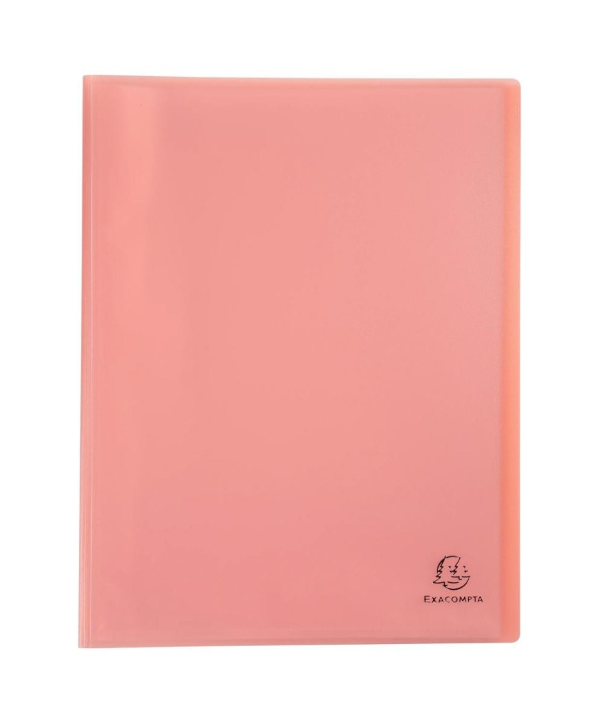 Porte-vues A4 80 vue Chrom Pastel Corail