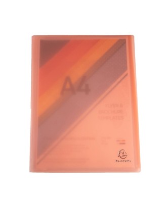 Porte-vues A4 80 vue Chrom Pastel Corail