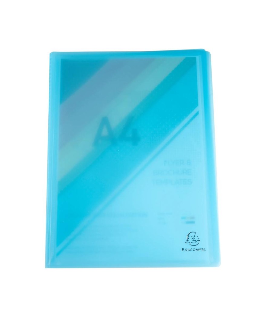 Porte-vues A4 100 vues Chrom. Pastel