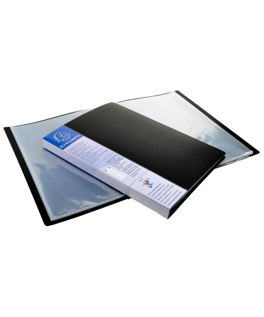 Porte vues A4 120V UP-LINE Opaque noir
