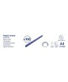 Boite 100 peignes plastique 10mm A4 noir