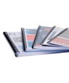 Boite 100 peignes plastique 10mm A4 noir