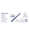 Boite 100 peignes plastique 20mm A4 noir