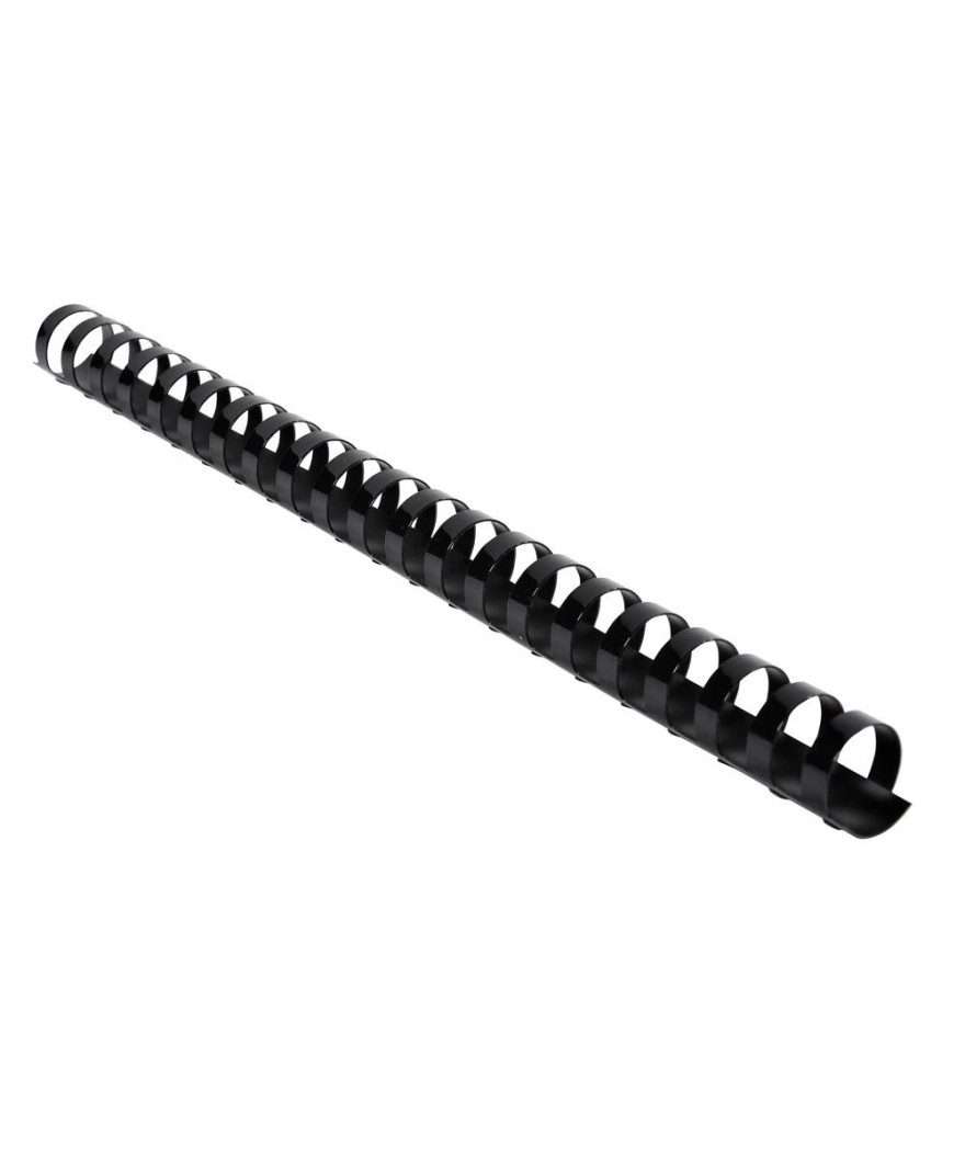 Boite 100 peignes plastique 20mm A4 noir
