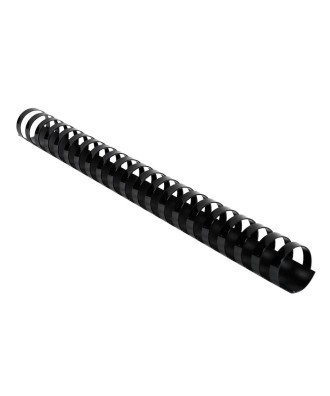 Boite 50 peignes plastique 25mm A4 noir