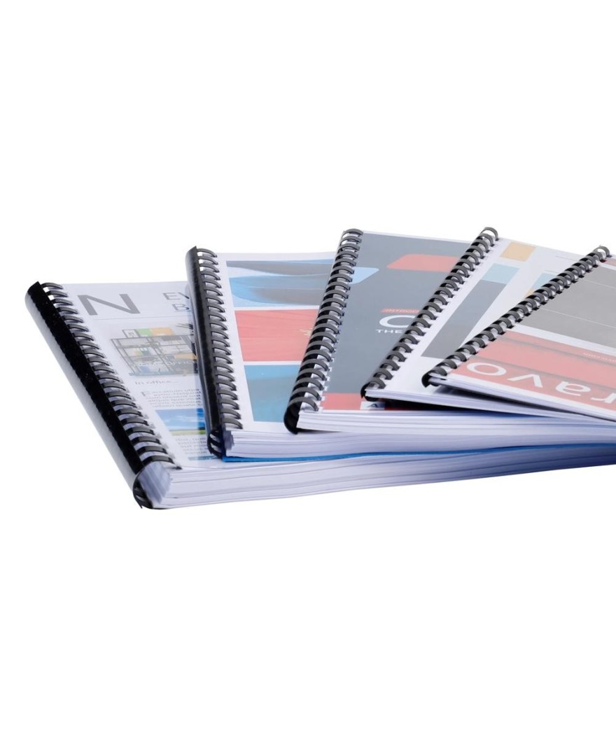 Boite 50 peignes plastique 45mm A4 noir