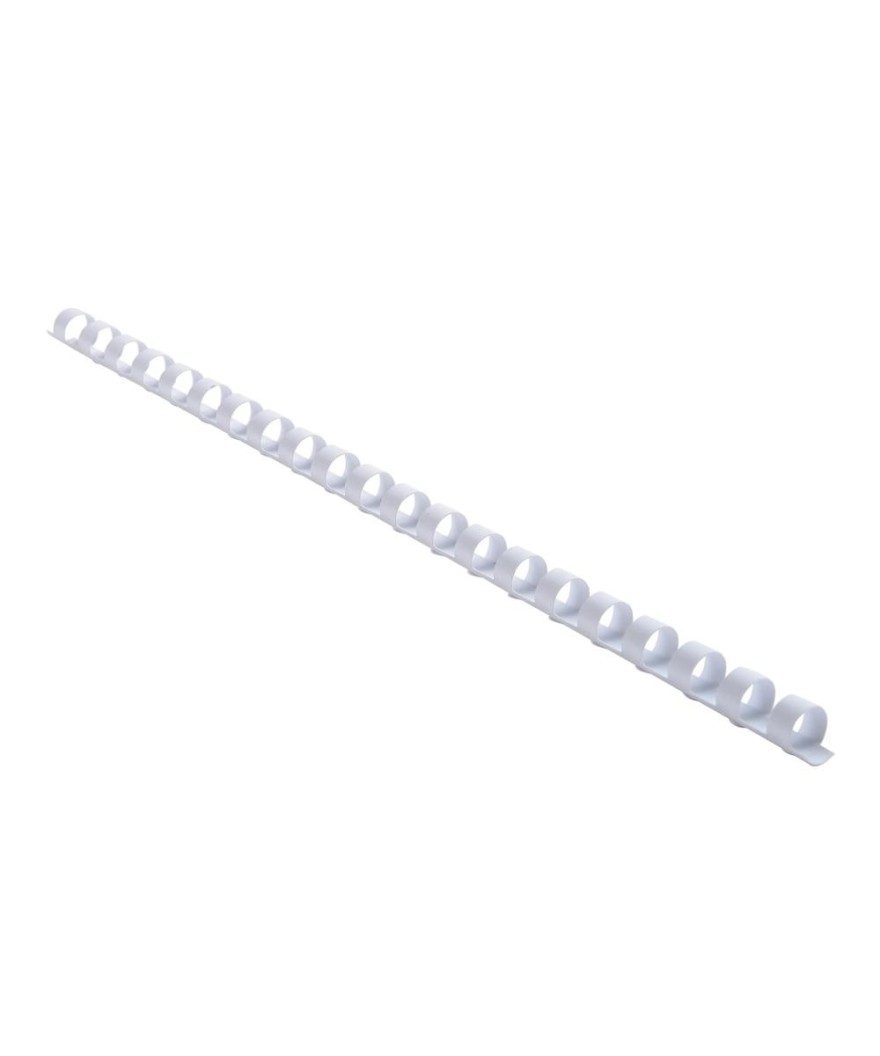 Bte 25 peignes plastique 10mm A4 blanc