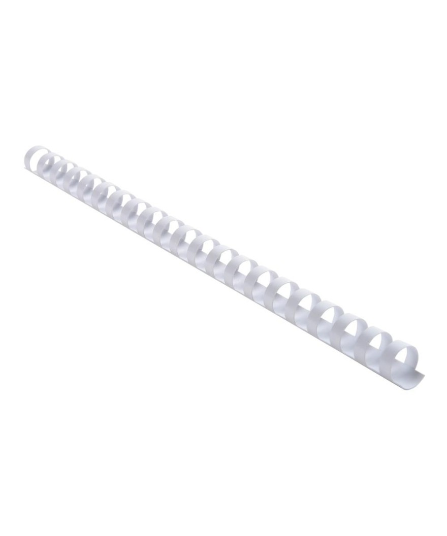 Bte 25 peignes plastique 16mm A4 blanc