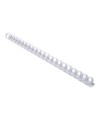 Bte 25 peignes plastique 16mm A4 blanc