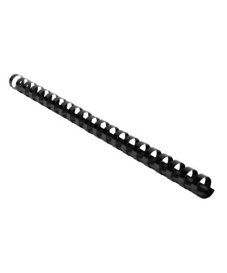 Boite 25 peignes plastique 16mm A4 noir