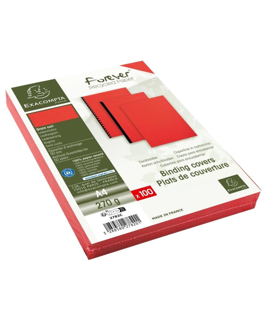 PK 100F FOREVER ROUGE A4 270G