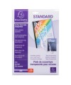 Pack 25 plats A4 PVC Cristal 20/100°