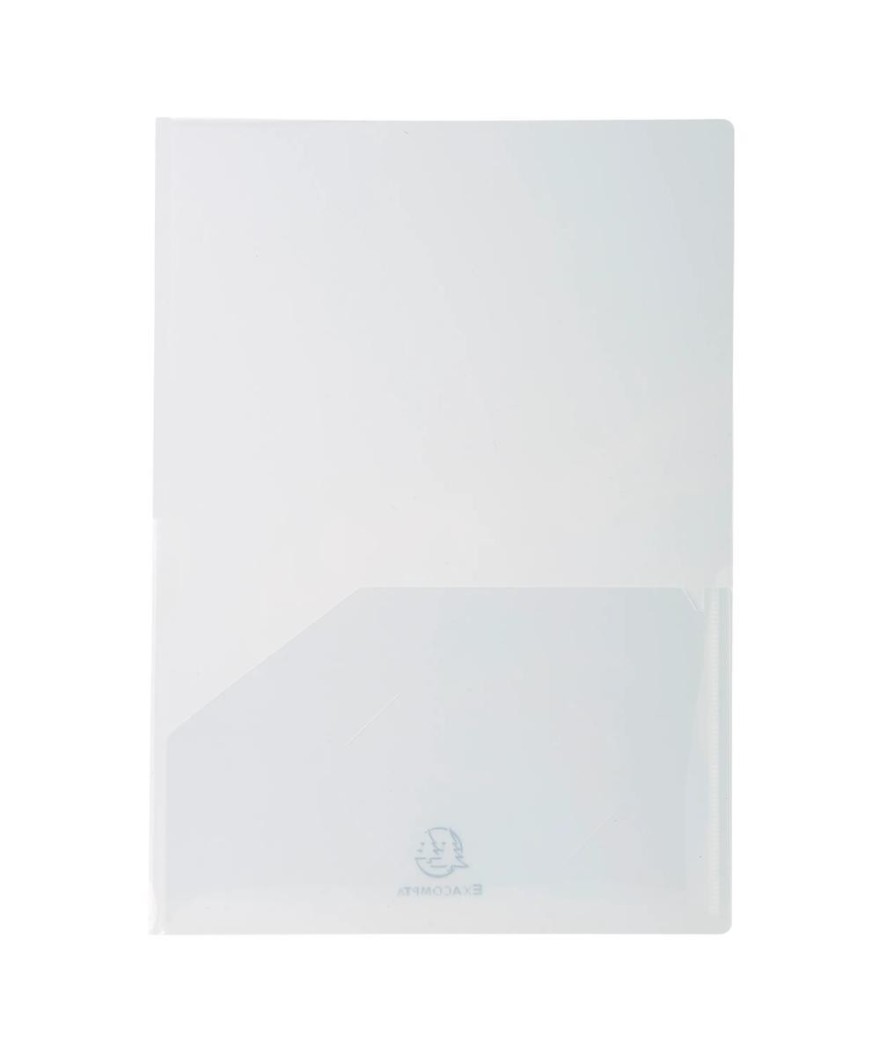 Sach. 10 chem. dble poche PP A4/A3 Trans